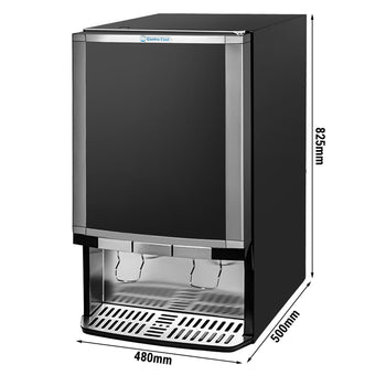 GASTRO-COOL | Chłodziarka z dyspenserem - 65 litrów - 1 drzwi - Czarny - Prime Gastro