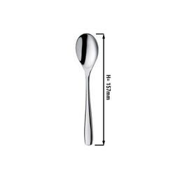(12 sztuk) Łyżeczka deserowa Aleria - 15,7 cm