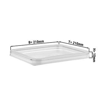 Pokrywka do pojemnika na żywność- do 3,8L - Prime Gastro