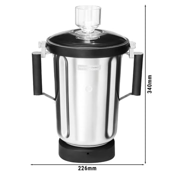 HAMILTON BEACH | Pojemnik ze stali nierdzewnej - 4 litry - odpowiedni do FMHBC11SN - Prime Gastro