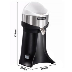HAMILTON BEACH | FreshMark™ HCJ967 - Elektryczna wyciskarka do cytrusów - 250 W - Czarna
