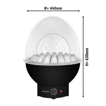 Podgrzewacz do jajek - czarny - na 37 jajek - Prime Gastro