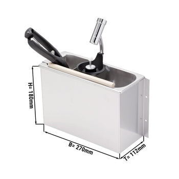 Prysznic dla łyżki lodów z prysznicem porcjującym & zintegrowanym regulatorem strumienia wody - Prime Gastro