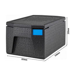 CAMBRO | CAM GOBOX® pojemnik ładowany od góry - GN 1/1 - Czarny