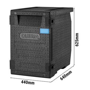 CAMBRO | CAM GOBOX® pojemnik ładowany od przodu - GN 1/1 - Czarny - Prime Gastro