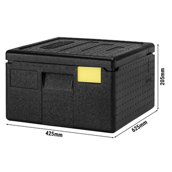 CAMBRO | CAM GOBOX® pojemnik ładowany od góry na pizzę - na 4 pizze - Czarny - Prime Gastro