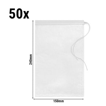 (50 sztuk) Filtr zamienny do urządzenia filtrującego oleju do smażenia GFR50B i GFR50E - Prime Gastro