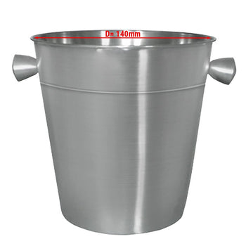 Chłodziarka do butelek - Ø 140 mm - z uchwytami