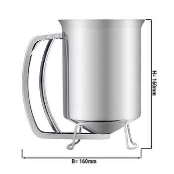 Dozownik do pączków / naleśników - lejek stożkowy - Prime Gastro