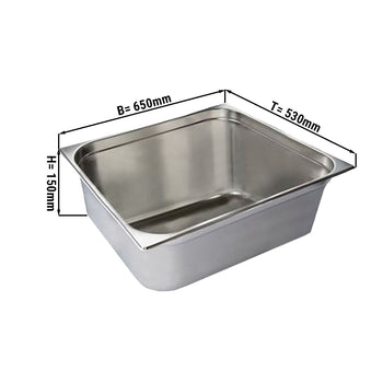 GN 2/1 Pojemnik - głębokość: 150 mm