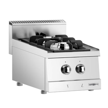 Kuchenka gazowa - 12 kW - 2 palniki wysokiej wydajności - Prime Gastro