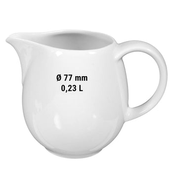 (1 sztuka) SELTMANN WEIDEN | Dzbanek - 0,23 litra - biały/jednolity - biały/jednolity - Prime Gastro