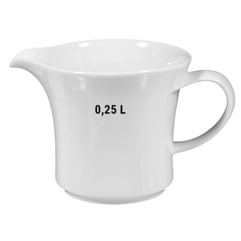 (1 sztuka) SELTMANN WEIDEN | Dzbanek 0,25 litra - biały/jednolity