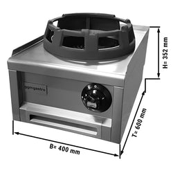 Kuchenka gazowa Wok - 12 kW - 1 palnikowa - Ø 285 mm