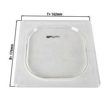 Pokrywa poliwęglanowa GN 1/6 - przezroczysta