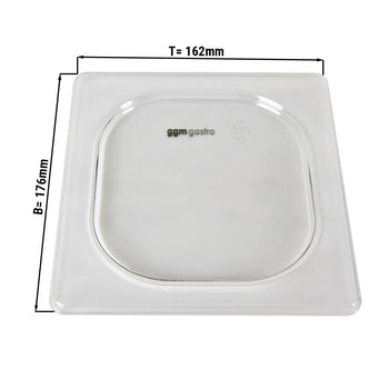 Pokrywa poliwęglanowa GN 1/6 - przezroczysta - Prime Gastro