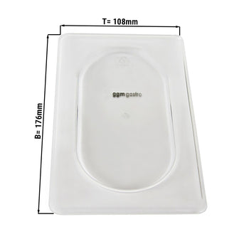 Pokrywa poliwęglanowa GN 1/9 - przezroczysta - Prime Gastro