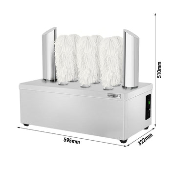 Maszyna do polerowania szkła - 2,62 kW - z 8 obracającymi się rolkami - Prime Gastro