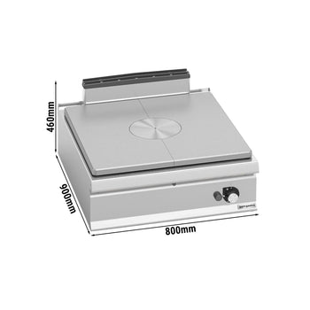 Kuchenka gazowa z płytą grzewczą- 13 kW - Prime Gastro