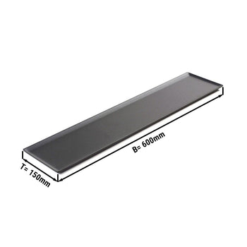 Taca cukiernicza & prezentacyjna - 60 x 15 cm - czarny - Prime Gastro