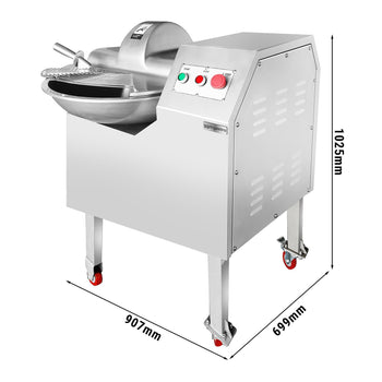 Szatkownica horyzontalna - 20 litrów - 1,5 kW - 230 V - 1440 obr/min - Prime Gastro