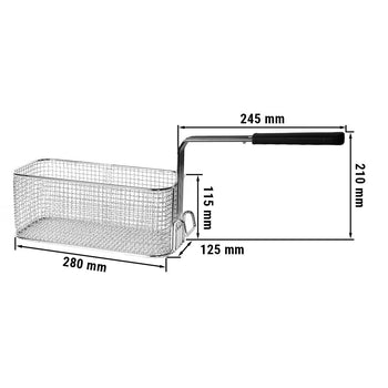Półkosz do frytkownicy - 7,5L - Prime Gastro