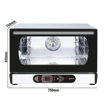 Piec konwekcyjno - parowy KOMPAKT z funkcją pary – cyfrowy – 3x GN 1/1 lub EN 600x400