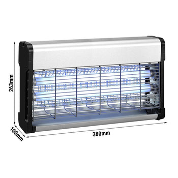 (3 Stück) - Insektenvernichter - für 80m² - 2x 10 Watt - Prime Gastro
