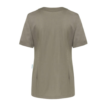 KARLOWSKY | Tunika damska z krótkim rękawem Essential - Szałwia - Rozmiar: 56 - Prime Gastro