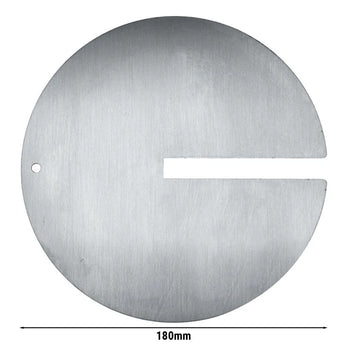 Płyta na mięso do szpikulców dla kebaba z otworem - Ø 18 cm - Prime Gastro