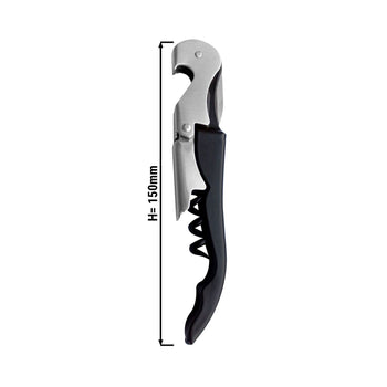 (6 sztuk) Nóż kelnerski - Bar Professional - 12 cm - czarny - Prime Gastro