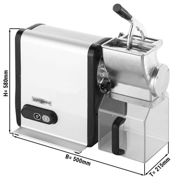 Elektryczna tarka do parmezanu/twardego sera - 750 W - Prime Gastro