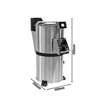 Elektryczna obieraczka do ziemniaków - 200 kg/ godz. - 550 W - 380 V - 900 obr/min