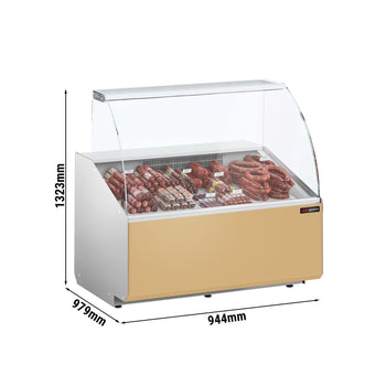 Lada chłodnicza - 1000 mm - Beżowy panel przedni - Prime Gastro