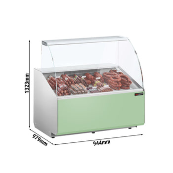 Lada chłodnicza - 1000 mm - 280 W - Standard z czarnym panelem przednim - Prime Gastro