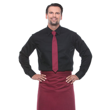 (5 sztuk) KARLOWSKY | Krawat - 148 x 6,5 cm - Bordowy - Prime Gastro