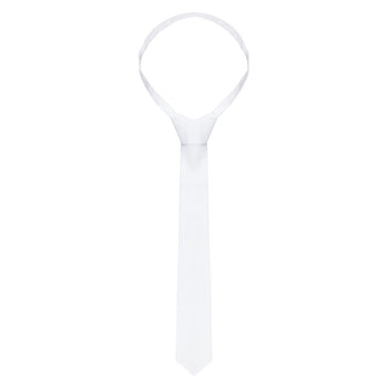 (5 sztuk) KARLOWSKY | Krawat - 148 x 6,5 cm - Biały - Prime Gastro