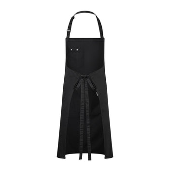 KARLOWSKY | Fartuch na szelkach z krótkim rękawem ROCK CHEF®-Stage2 z klamrą i kieszeniami - Prime Gastro