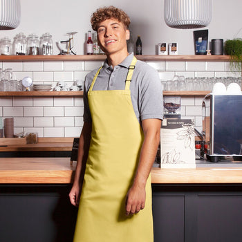 KARLOWSKY | Fartuch na szelkach Basic - Słoneczny Żółty - Prime Gastro