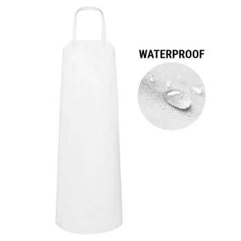 KARLOWSKY | Wodoodporny Fartuch na szelkach z PU - biały - Prime Gastro