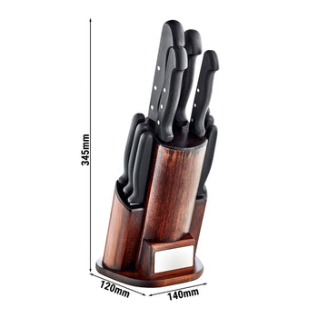 Blok na noże z nożami 11 szt. - Prime Gastro