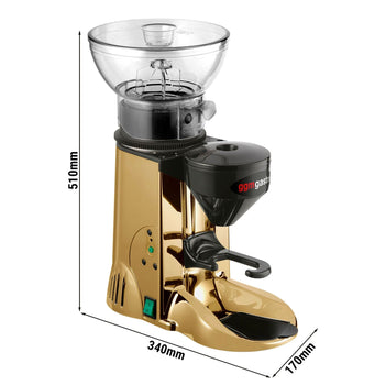Młynek do kawy - złoty - 1 kg - 270 W - 77 dB