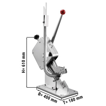 Klipsownica do kiełbas/wędlin ze stali nierdzewnej - Prime Gastro