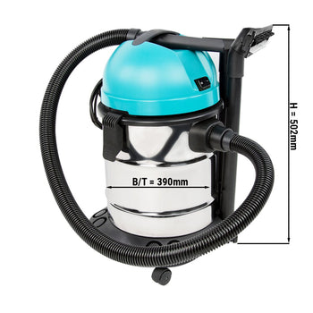 Odkurzacz przemysłowy do pracy na sucho i na mokro - 22L - Prime Gastro