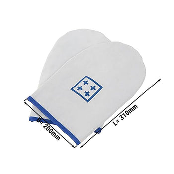 Rękawice do piekarnika bez kciuka - długość: 31 cm