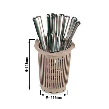Koszyk na sztućce - okrągły - Ø 114 mm - Prime Gastro
