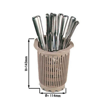 Koszyk na sztućce - okrągły - Ø 114 mm