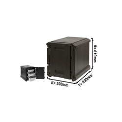 Porter - ładowany od przodu - 83 litry - dla 12x GN 1/1