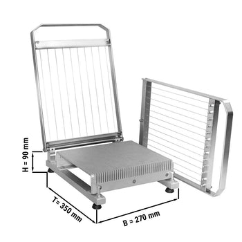 Krajalnica do pralin - włącznie z 2 ramkami - Prime Gastro