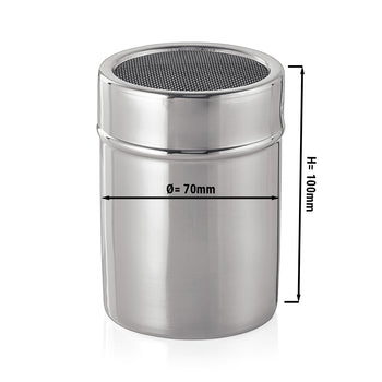 Shaker do cukru pudru & kakao - Ø 70 mm - 100 mm - Prime Gastro